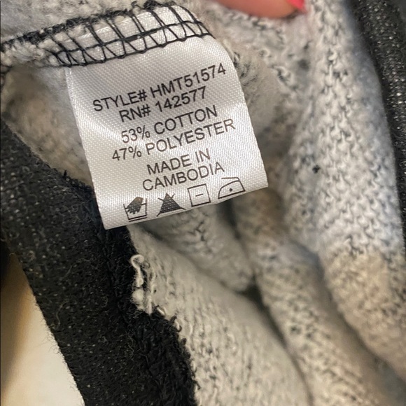 Haute Monde Black Wash Lace-Up Sweatshirt - Picture 4 of 4